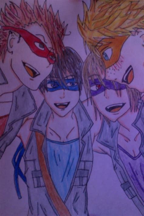 TMNT 2012 HUMAN ANIME STYLE by KomoriYui on DeviantArt