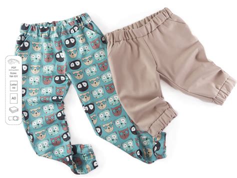 Classic and capri joggers pants Sewing Pattern PDF