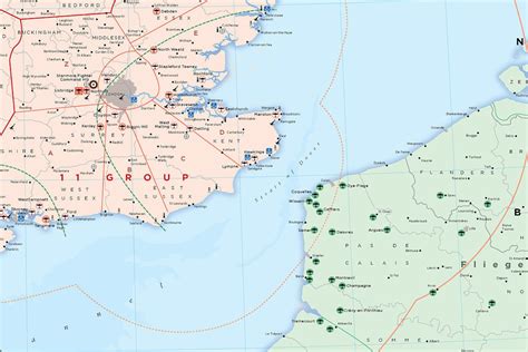 Battle of Britain Map 1940 Downloadable Jpeg - Etsy