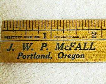 Westcott Ruler - Etsy