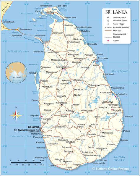 Sri Lanka Map Sinhala - Bobine Stephani