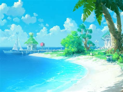 Anime Beach Wallpapers - Top Free Anime Beach Backgrounds - WallpaperAccess