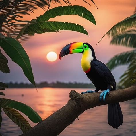 Premium AI Image | rainbowbilled toucan