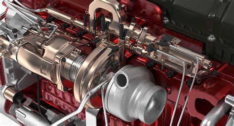 3D mack semi truck engine - TurboSquid 1292084