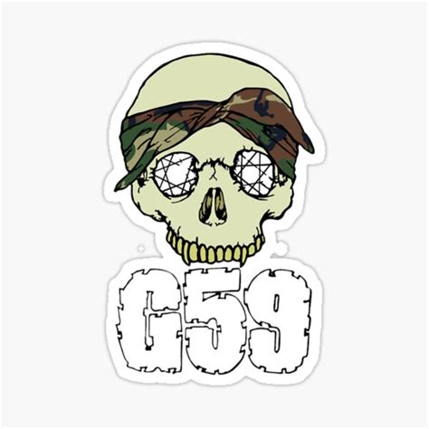 "g59 " Sticker for Sale by BuddyPaint | Redbubble