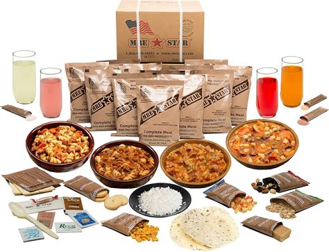 MRE STAR Complete Meals: M-018H Military Spec Meal Ready To Eat Ration