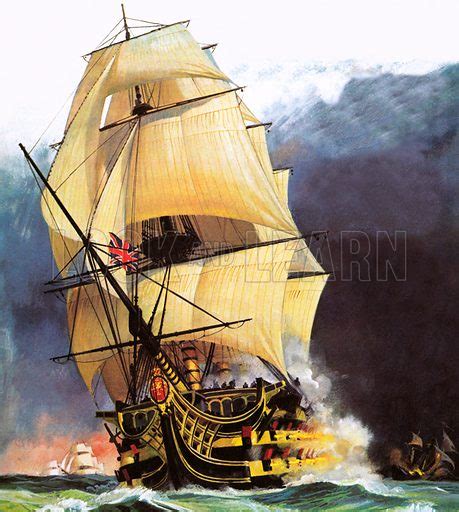 HMS Victory, Nelson's flagship at the Battle of … stock image | Look and Learn