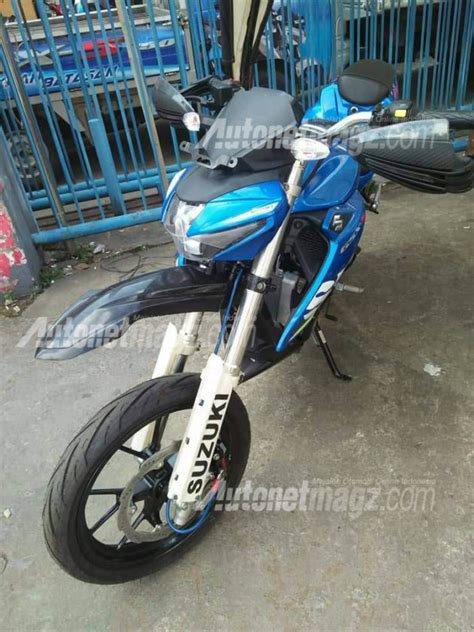 Suzuki GSX-S150 modified as a trail bike - Indonesia