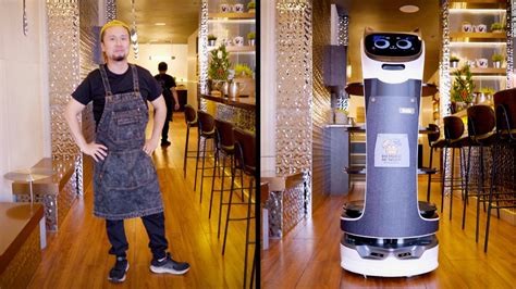 In New York City a robot cat waiter delivers your food - CNN Video