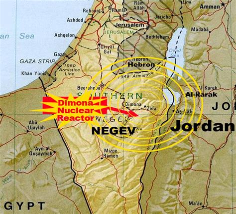 Dimona Israel Map