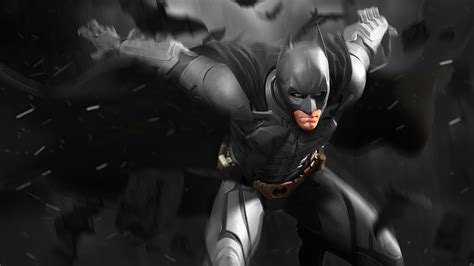 Batman Christian Bale Artwork Wallpaper,HD Superheroes Wallpapers,4k Wallpapers,Images ...