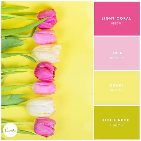 Welcome March with this light and fresh color palette! Create your own ...