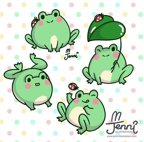 Cute Frog Drawing at PaintingValley.com | Explore collection of Cute ...