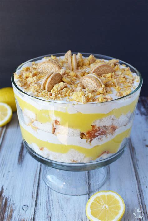 Light and Luscious Easy Lemon Trifle Recipe | TheBestDessertRecipes.com