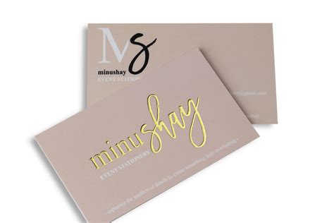 Gold Foil Business Cards | Raised Gold Foil Printing | Free Fast Delivery