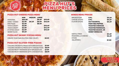 Pizza Hut Menu Prices + Save Money w/ Meal Deals (2024)