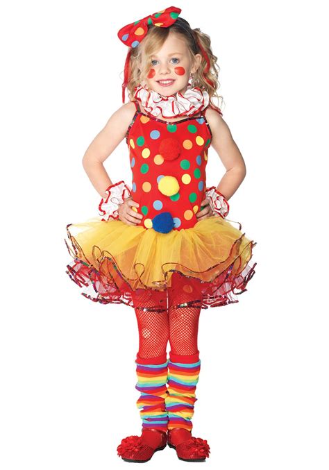 Child Circus Clown Cutie Costume