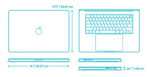 Apple MacBook Pro - 16” (5th Gen) Dimensions & Drawings | Dimensions.com