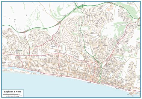 Brighton Street map - Cosmographics Ltd