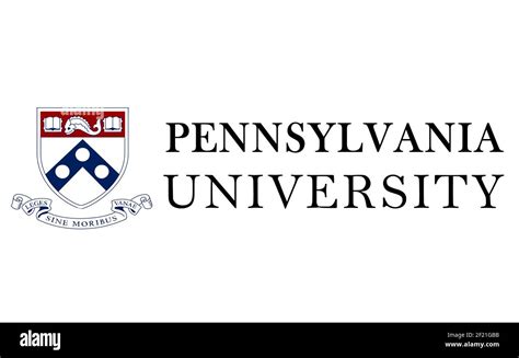 Pennsylvania University logo Stock Photo - Alamy