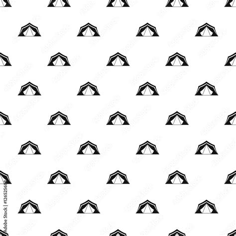 Tent pattern. Simple illustration of tent vector pattern for web Stock ...