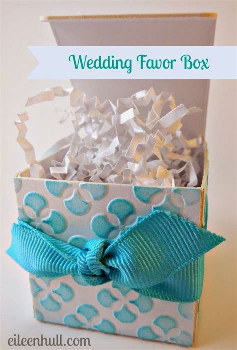 Crafting ideas from Sizzix UK: DIY Wedding Favor Boxes