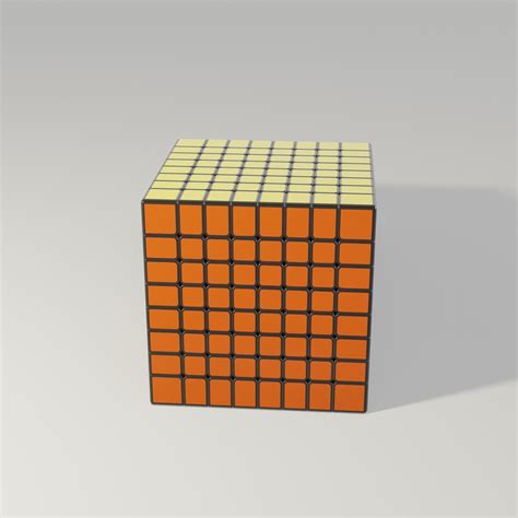 Rubiks Cube 8x8 3D model | CGTrader