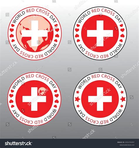 World Red Cross Day Vector Logo Stock Vector (Royalty Free) 2151733357 | Shutterstock