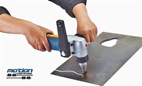 Motion Constrained YT-200E50 10 Gauge Electric Sheet Metal Cutter Nibbler - Motion Constrained