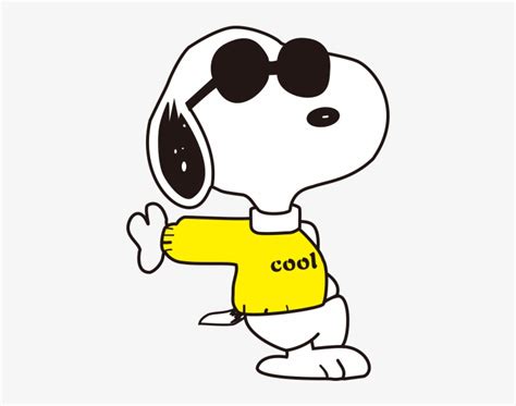 Snoopy Clipart Joe Cool - Snoopy Joe Cool Png Transparent PNG - 600x628 - Free Download on NicePNG