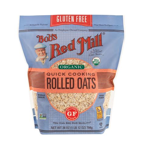 Gluten Free Organic Quick Cooking Rolled Oats :: Bob's Red Mill Natural Foods