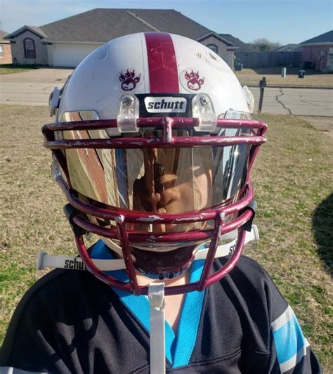 Clear Mirror Football Visor Universal Fit for Riddell - Etsy