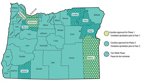 Map Oregon By County - Map Of Counties Around London