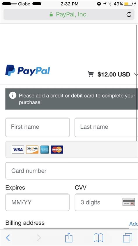 Paypal keeps asking me to add credit card even though I've already added : r/paypal