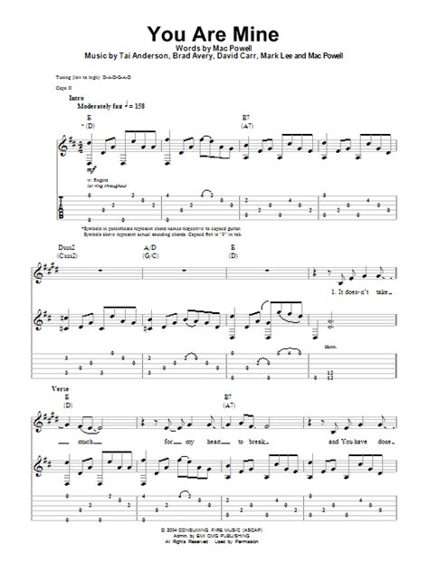 You Are Mine | Sheet Music Direct