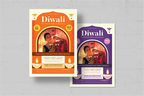 Diwali Flyer Template - BrandPacks