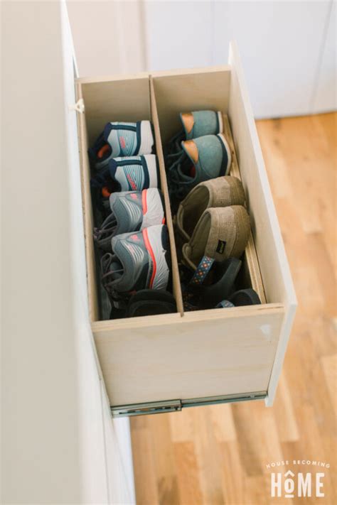 DIYshoeCabinetDrawer - House Becoming Home