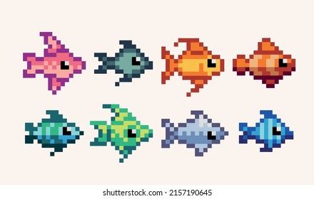 261 Video Game Sprite Fish Images, Stock Photos, 3D objects, & Vectors | Shutterstock