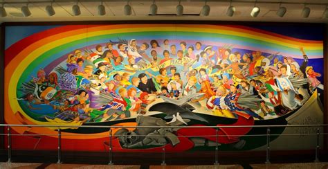 Relevant mural at Denver International Airport. : r/pics