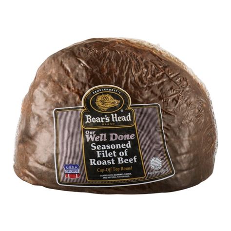 Save on Boar's Head Deli Roast Beef Seasoned Filet of Well Done ...