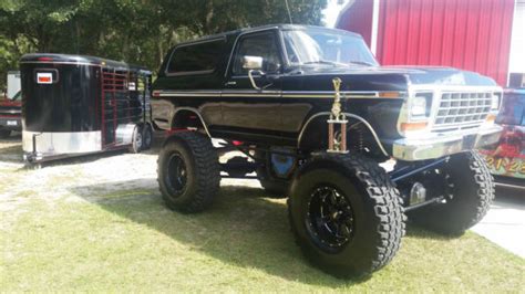 1979 Custom Lifted Black Ford Bronco