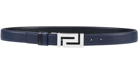 Versace Belt in Blue for Men - Lyst