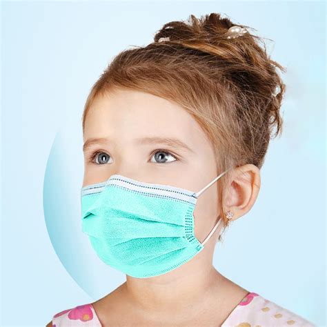 Children'S Disposable Face Masks Seamless Mask 3 Layers 500K Daily Output