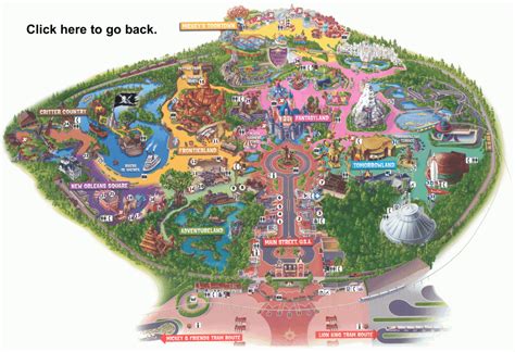 Printable Disneyland Map