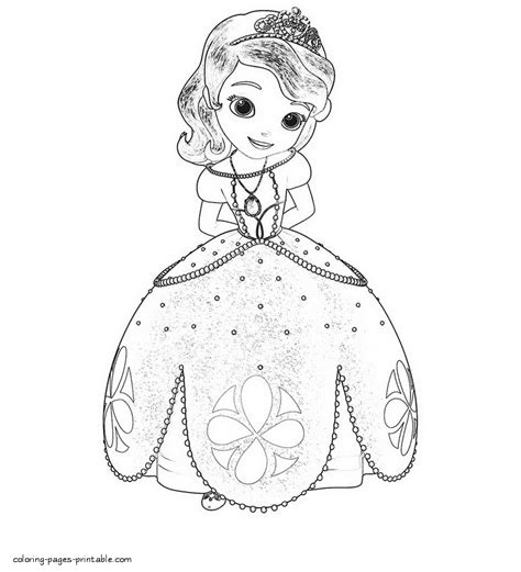 Princess Sofia coloring pages || COLORING-PAGES-PRINTABLE.COM