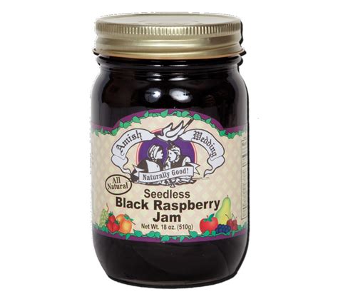 AW Seedless Black Raspberry Jam - Amish Country Store