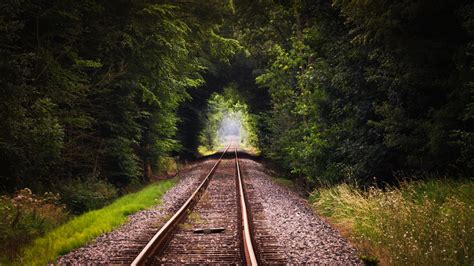 Train Track Wallpaper,HD Nature Wallpapers,4k Wallpapers,Images ...