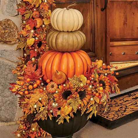 20++ Outdoor Metal Pumpkin Decor - HOMYHOMEE