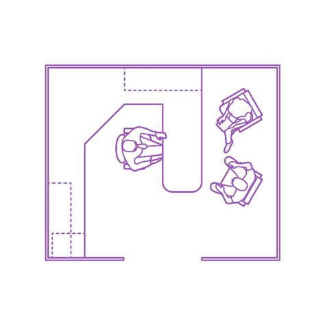 Administrative Workstation | Cubicle Dimensions & Drawings | Dimensions.Guide