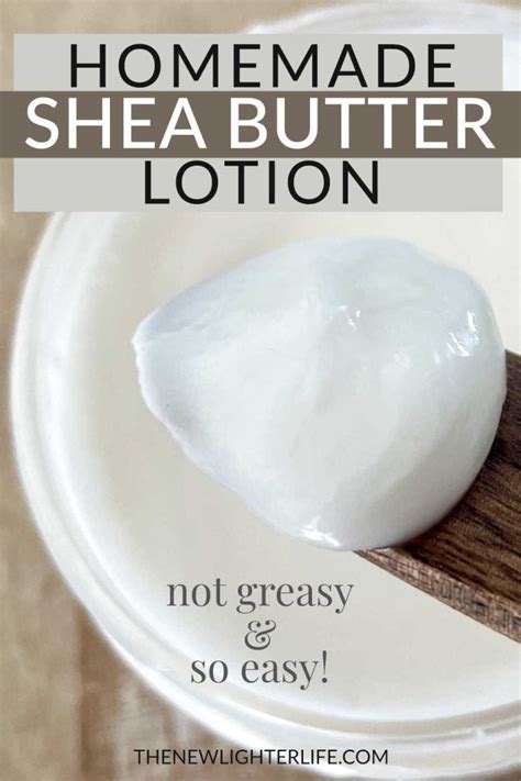 My Homemade Shea Butter Lotion - Silky Smooth